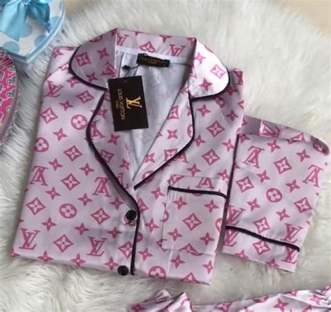 lv pjamas|louis vuitton silk pajamas.